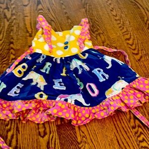 Eleanor rose 18 month elephant dress